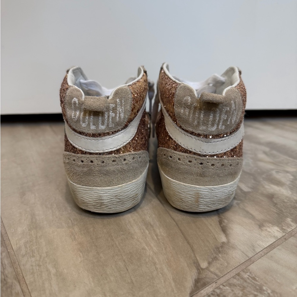 Golden Goose Women's Mid Star with pink glitter - Picture 3 of 10